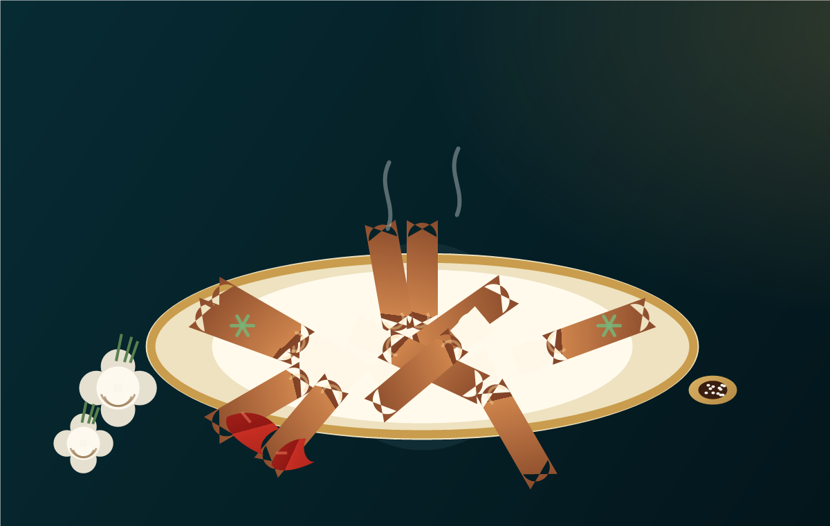 手抓羊肉金盘拼盘